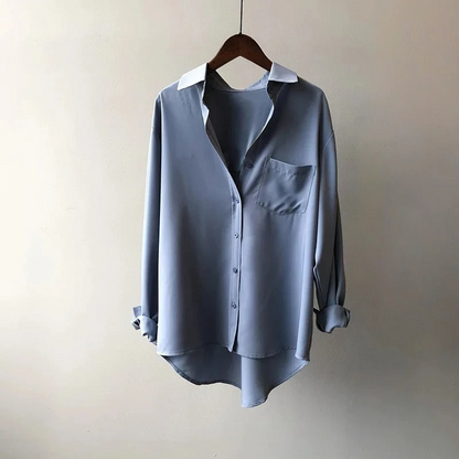 Women's Satin Shirt - VibreMode