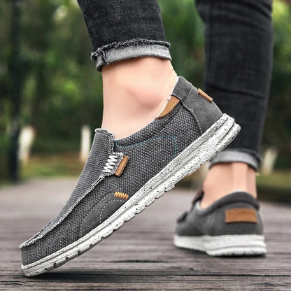 Men's Slip On Moc Toe Shoes