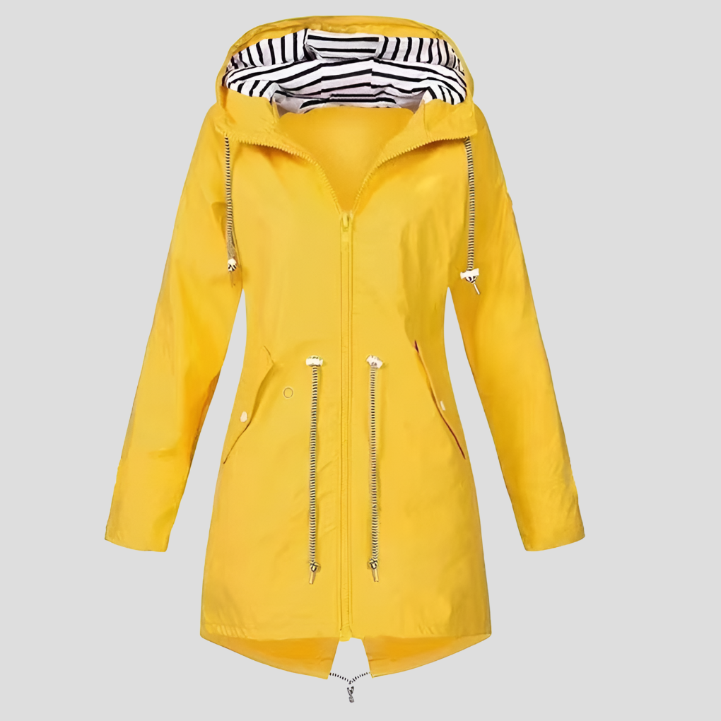 Women's Water-Resistant Hooded Parka Jacket - VibreMode