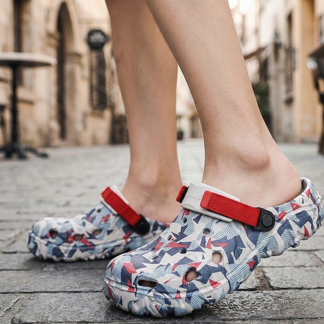Clogs Slip On Printed Adjustable Strap Unisex