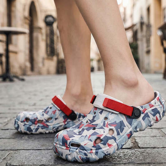 Clogs Slip On Printed Adjustable Strap Unisex