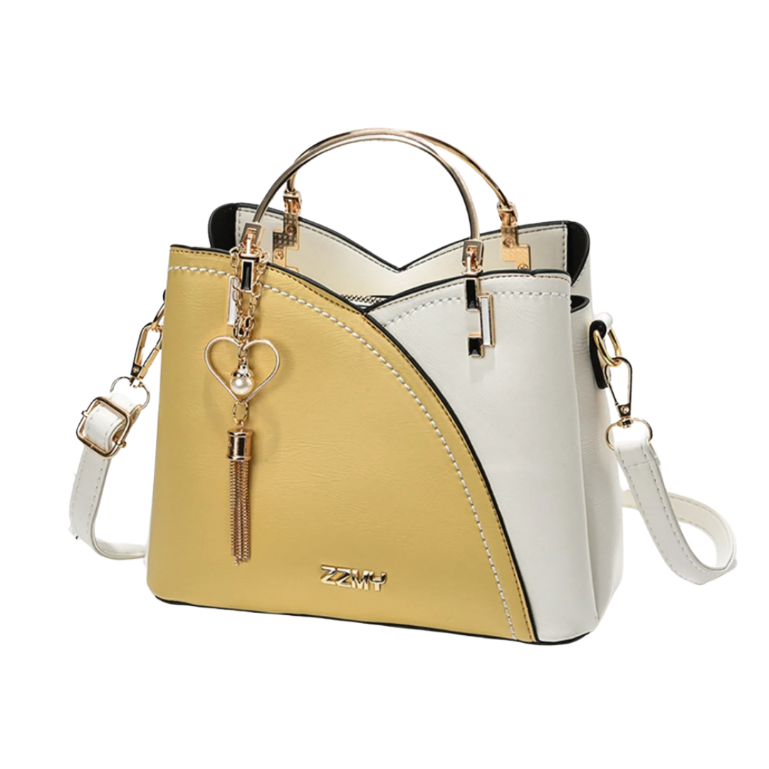 Women's Patchwork Pu Leather Handbag