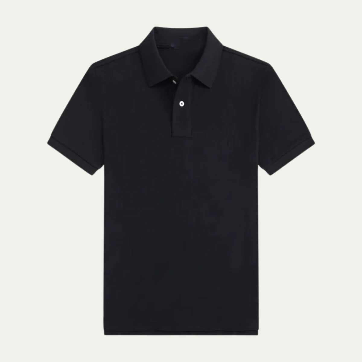 Men's Classic Polo Shirt Relaxed Fit Cotton Solid - VibreMode