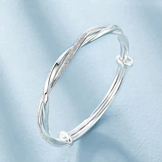 Silver Twisted Bracelet
