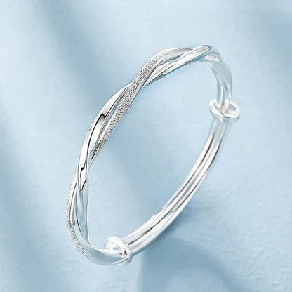 Silver Twisted Bracelet