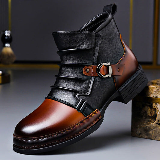 Authentic Real Leather Ankle Boots - VibreMode