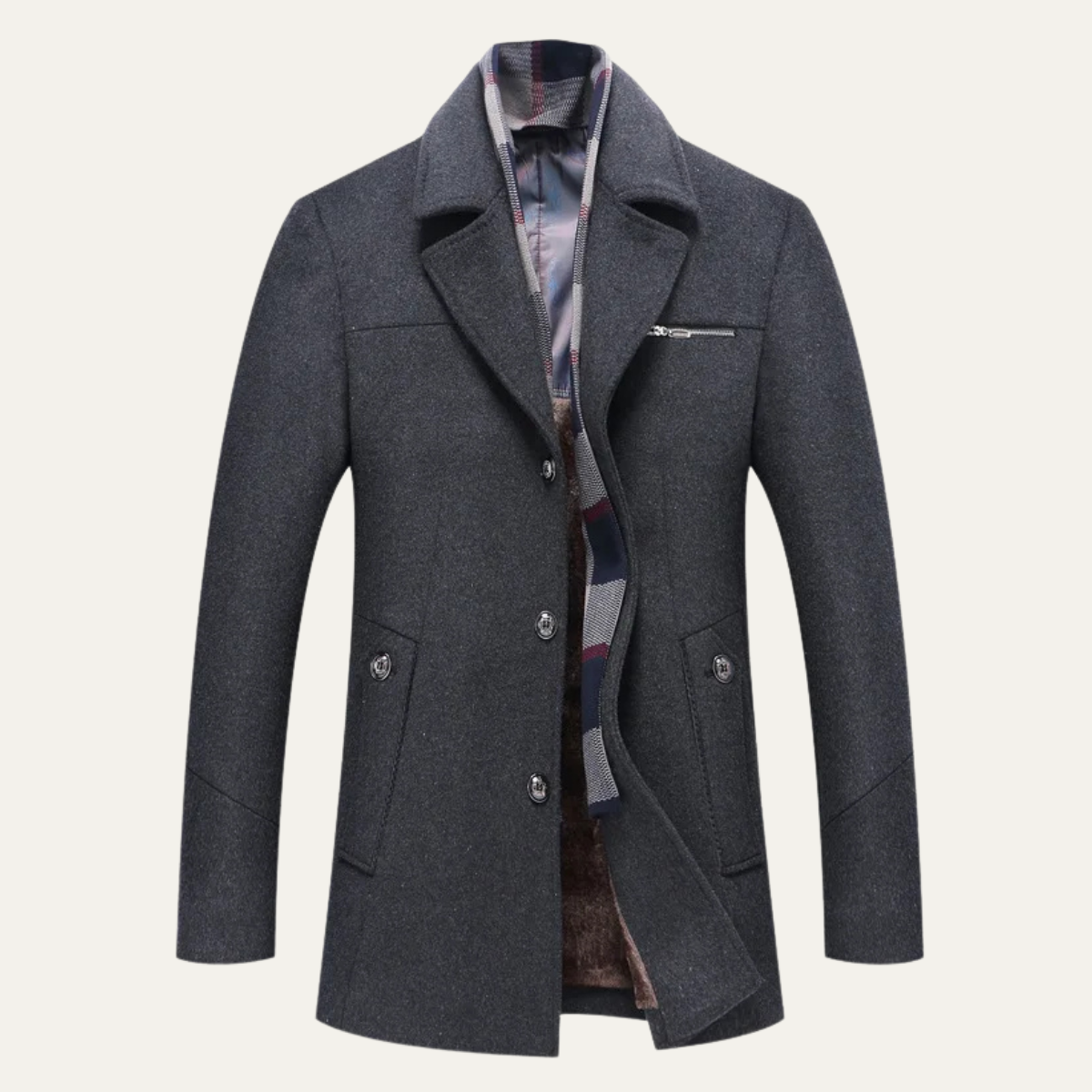 Men's Classic Wool Blend Jacket