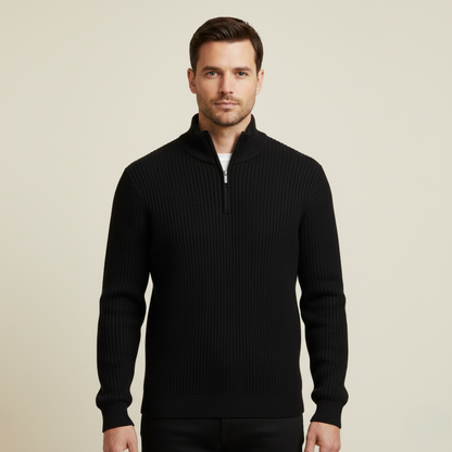 Merino Quarter Zip Sweater