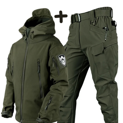 Men's Tactical Hooded Jacket And Cargo Pants Set - VibreMode