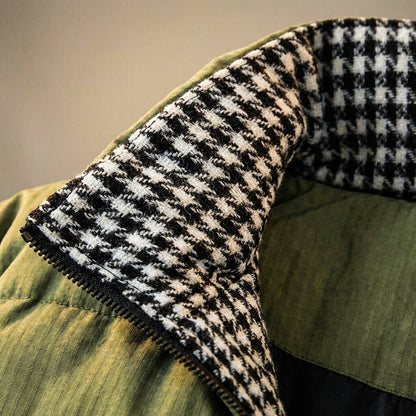 Classic Checked Wool Blazer