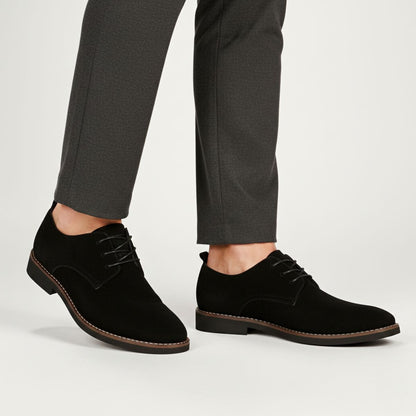 Men's Suede Dress Shoes Elegant Brown