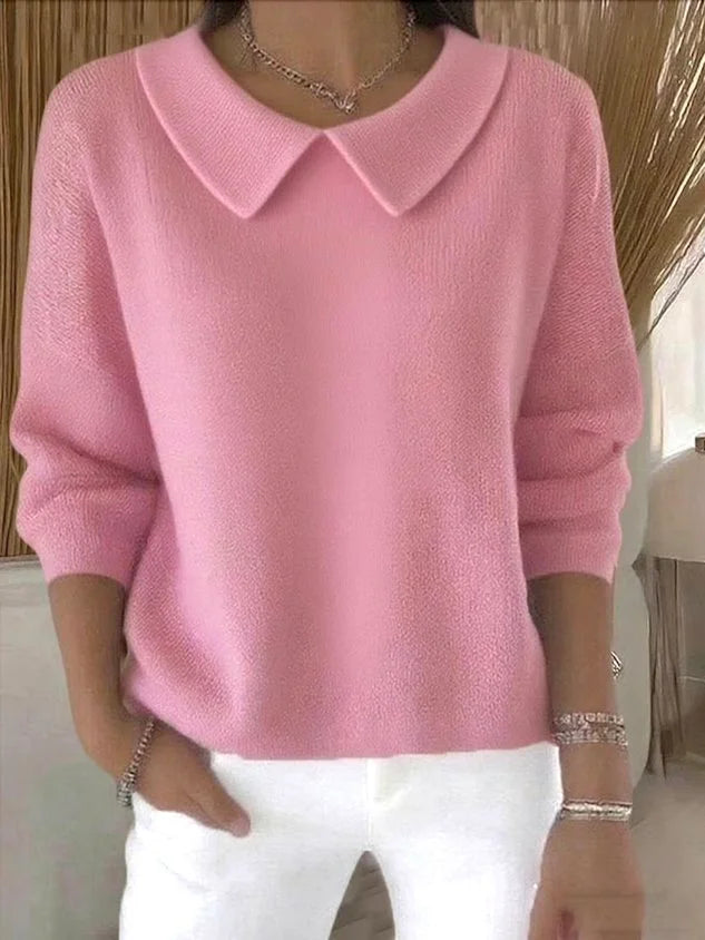 Women's Classic Collar Sweater - VibreMode