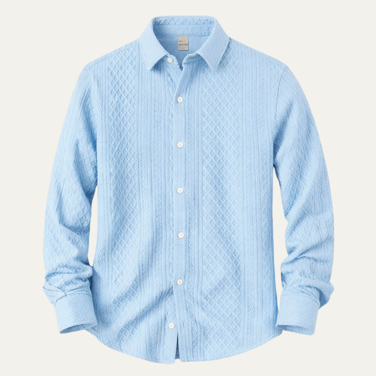 Men's Knit Business Casual Shirt - VibreMode
