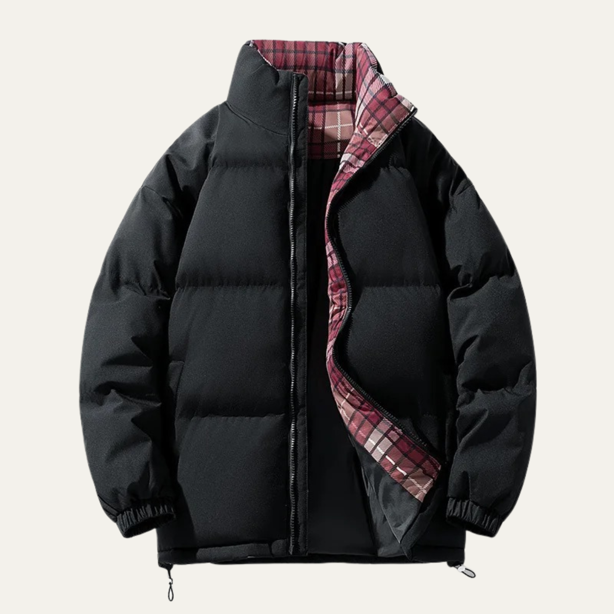 Men's Puffer Jacket Warm Stand Collar - VibreMode