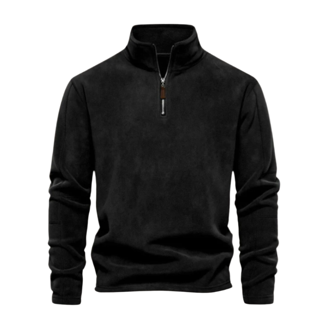 Men's Classic Fleece Quarter Zip Sweater