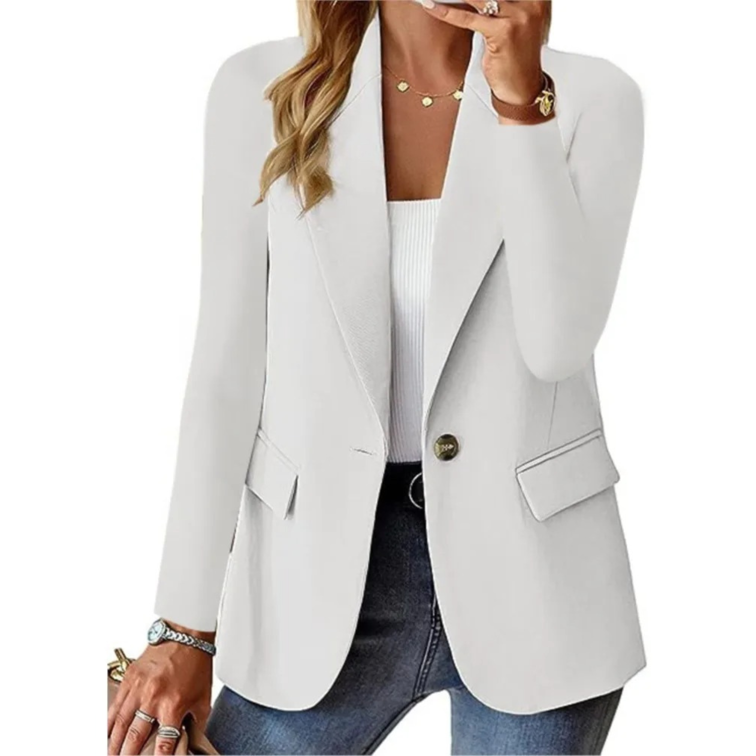 Elena Women's Casual Blazer Autumn - VibreMode