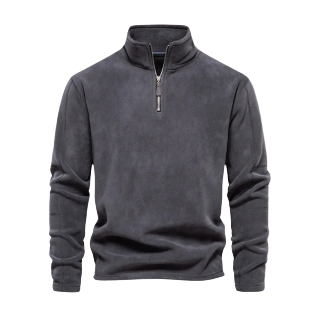 Men's Classic Fleece Quarter Zip Sweater