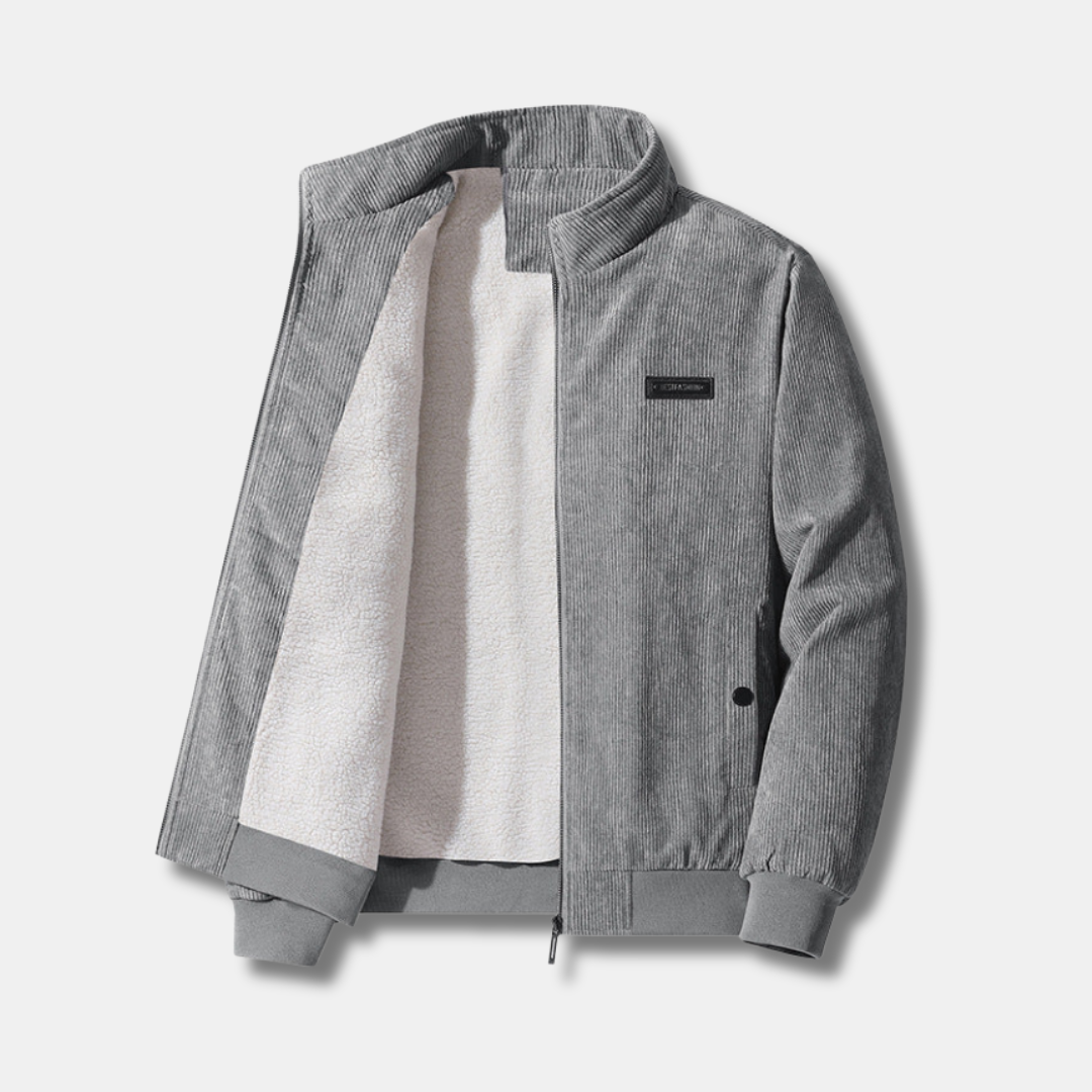 Corduroy Sherpa Lined Jacket - VibreMode