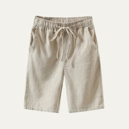 Men's Linen Beach Shorts Lightweight - VibreMode