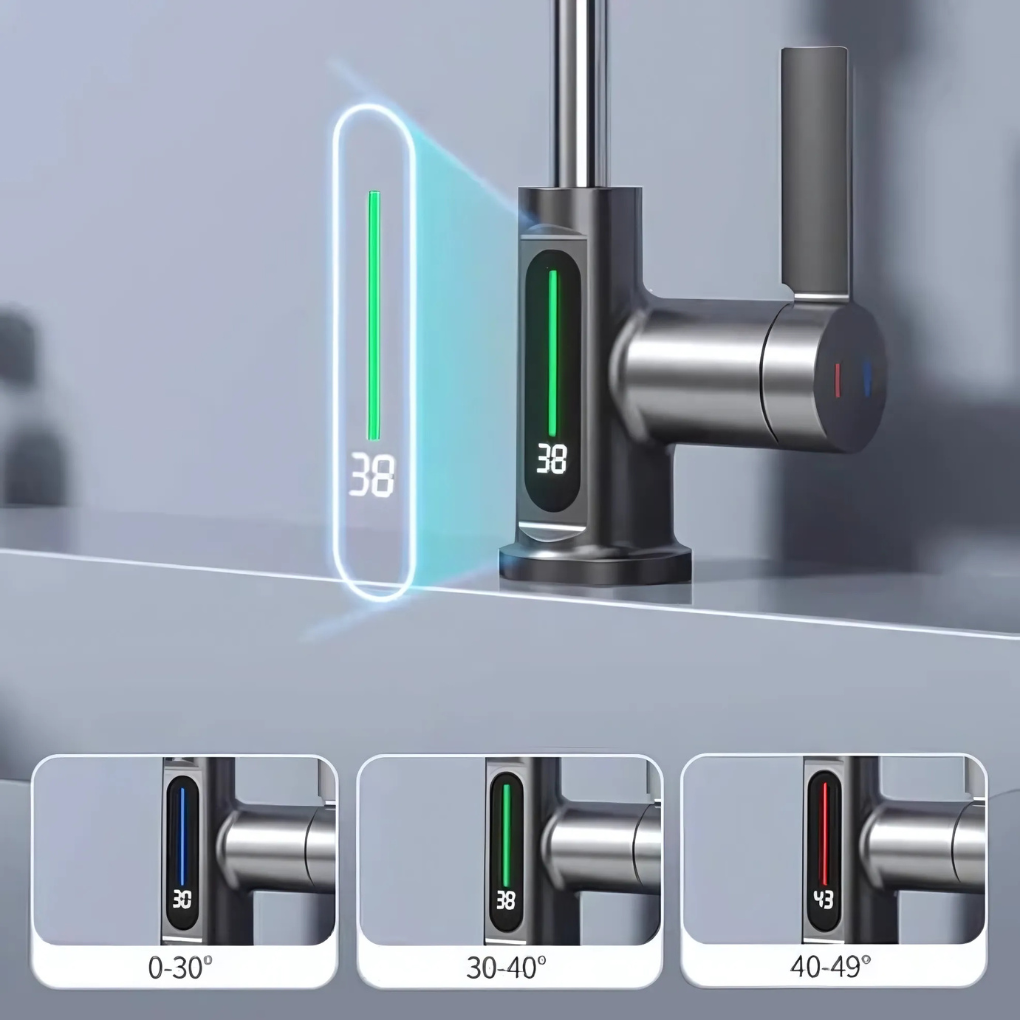 Flexible Led Kitchen Bathroom Faucet