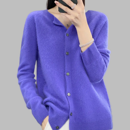 Women's Open Neck Cardigan Sweater