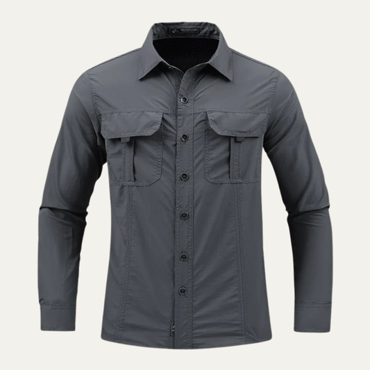 Men's Tactical Cargo Shirt Multi Pocket Outdoor - VibreMode