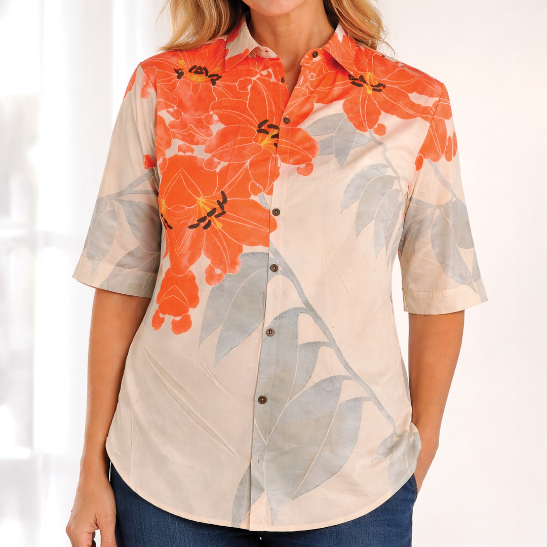 Classic Casual Short Sleeve Blouse