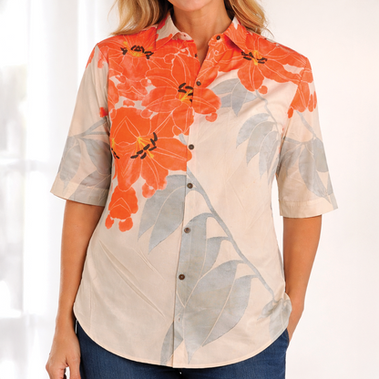 Classic Casual Short Sleeve Blouse