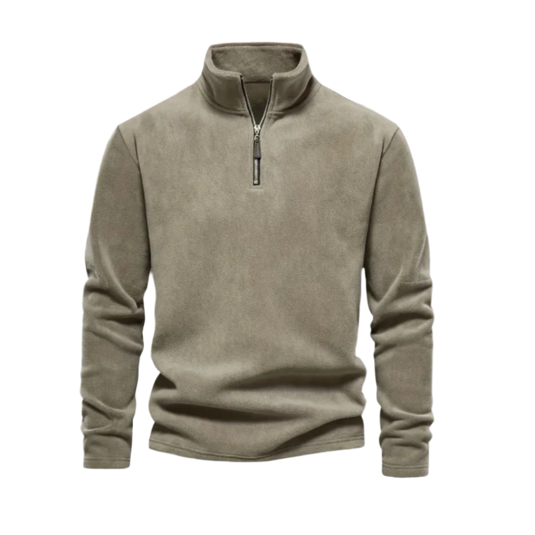 Men's Classic Fleece Quarter Zip Sweater