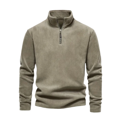 Men's Classic Fleece Quarter Zip Sweater