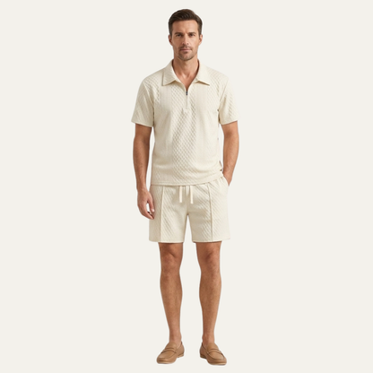 Men's Casual Streetwear Set Shirt And Shorts