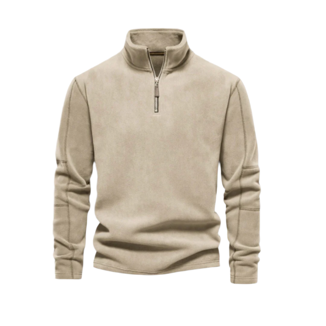 Men's Classic Fleece Quarter Zip Sweater