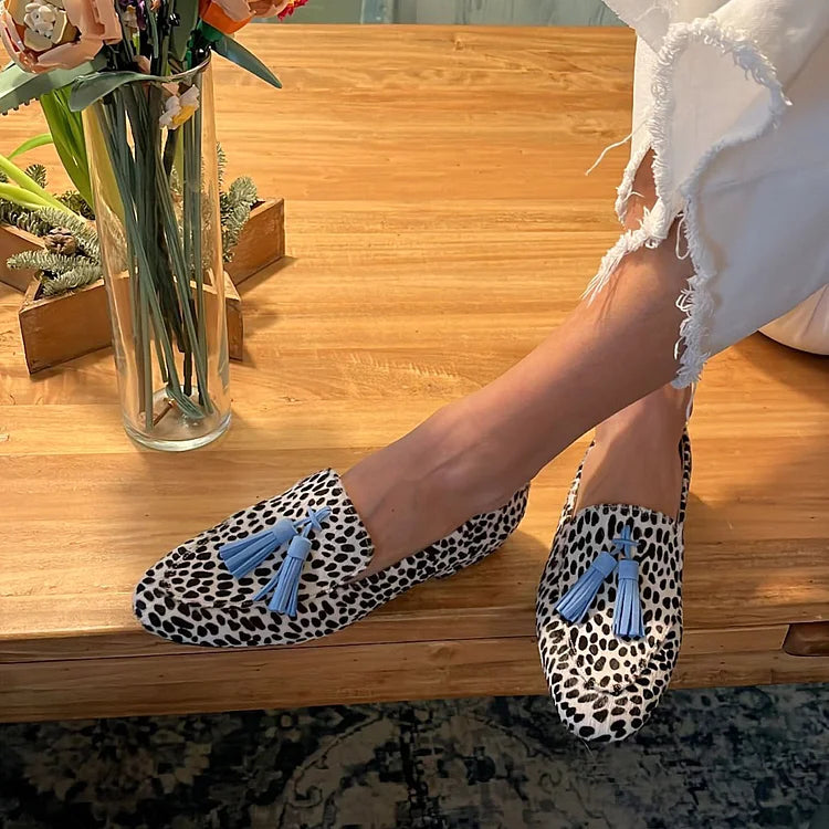 Women's Dot Loafer Shoes - VibreMode