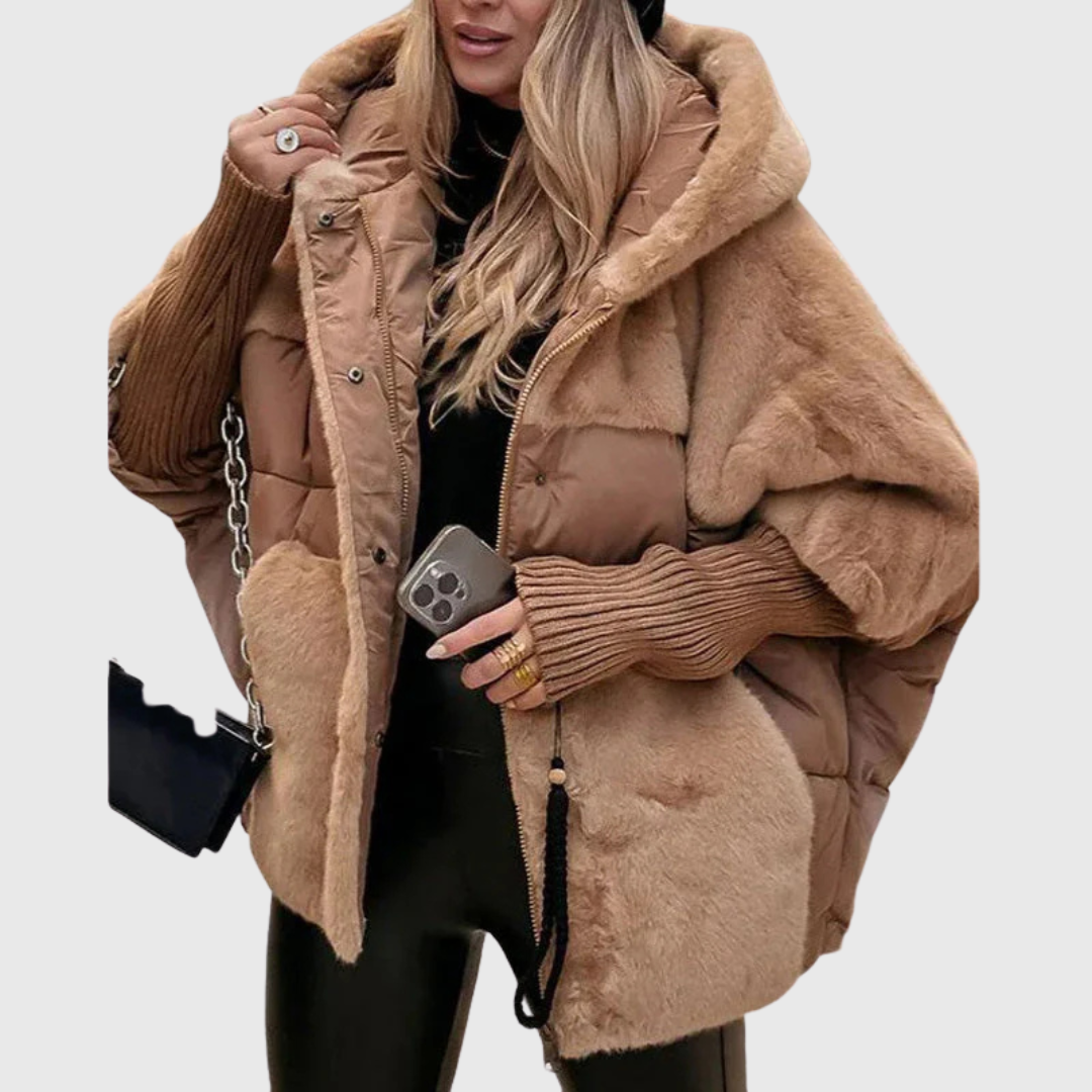 Large Synthetic Fur Winter Coat - VibreMode