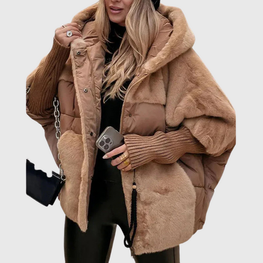 Large Synthetic Fur Winter Coat - VibreMode