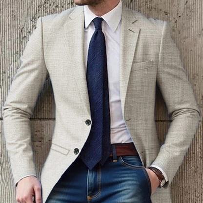 Men's Slim Fit Cotton Blazer