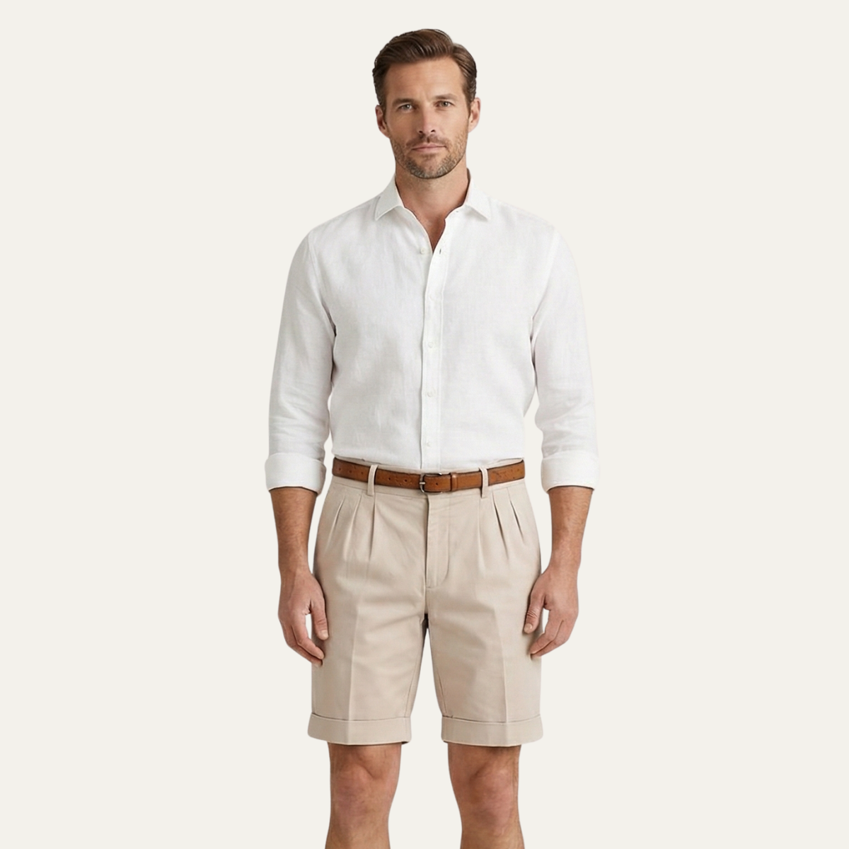 Henwick Men's Linen Shorts Tailored