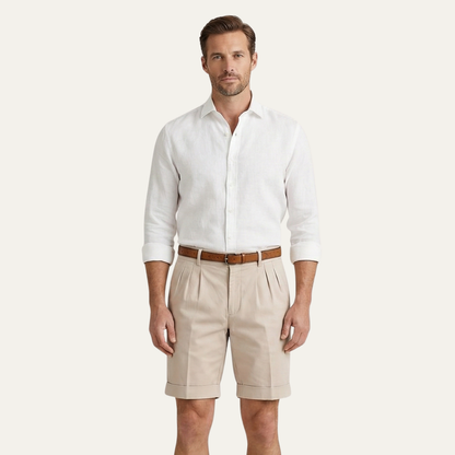 Henwick Men's Linen Shorts Tailored