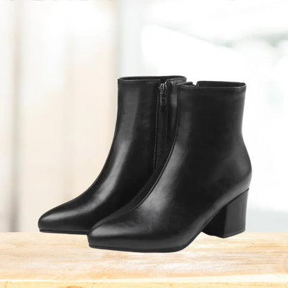 Women's Silver Ankle Boots