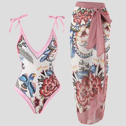 Women's Ruffle One-Piece Swimsuit