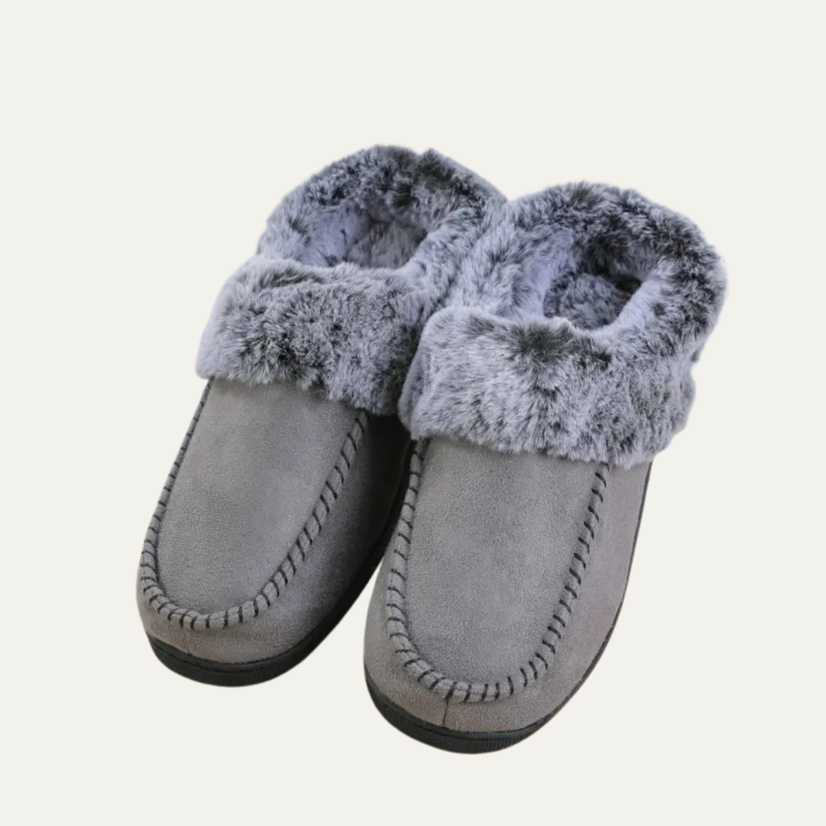 Men's Fur Lined Winter Slippers - VibreMode