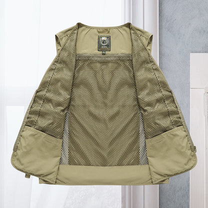 Men's Summer Vest Multi Pocket Design