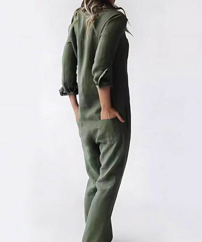Women's Cotton Linen Jumpsuit