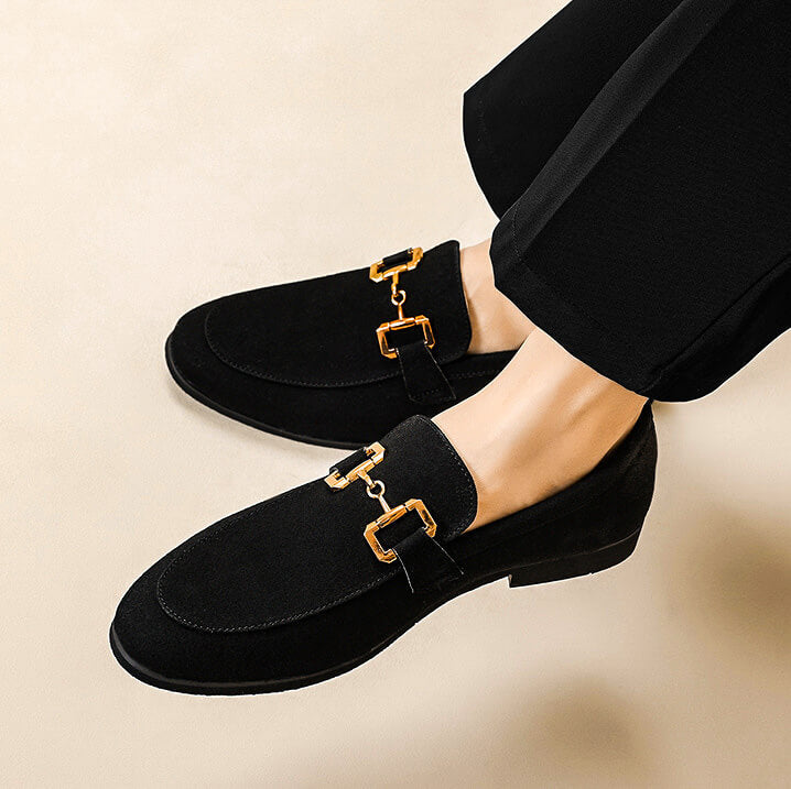 Luxury Suede Slip On Loafers