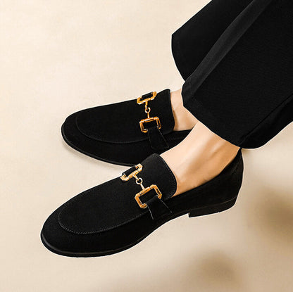 Luxury Suede Slip On Loafers