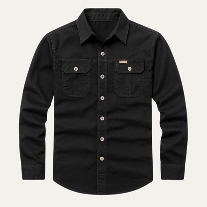 Men's Tactical Shirt Cotton With Multiple Pockets - VibreMode