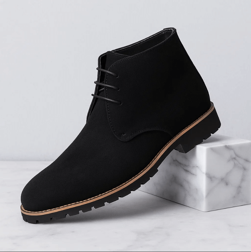 Traditional Leather Mens Ankle Boots