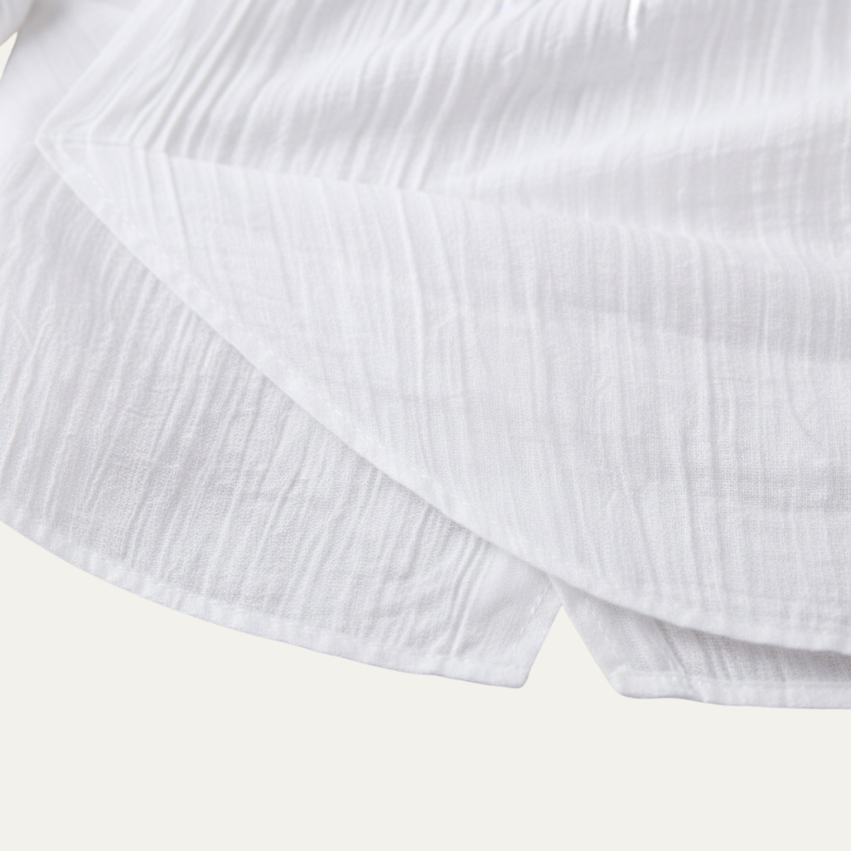 Men's Slim Fit Dress Shirt White Cotton