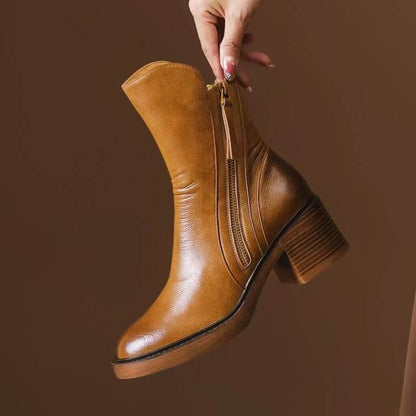 Luxury High Heel Ankle Boots