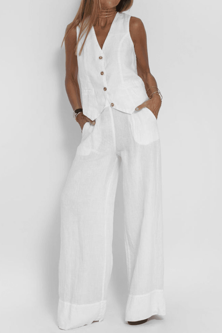 Women's Elegant Two Piece Summer Set